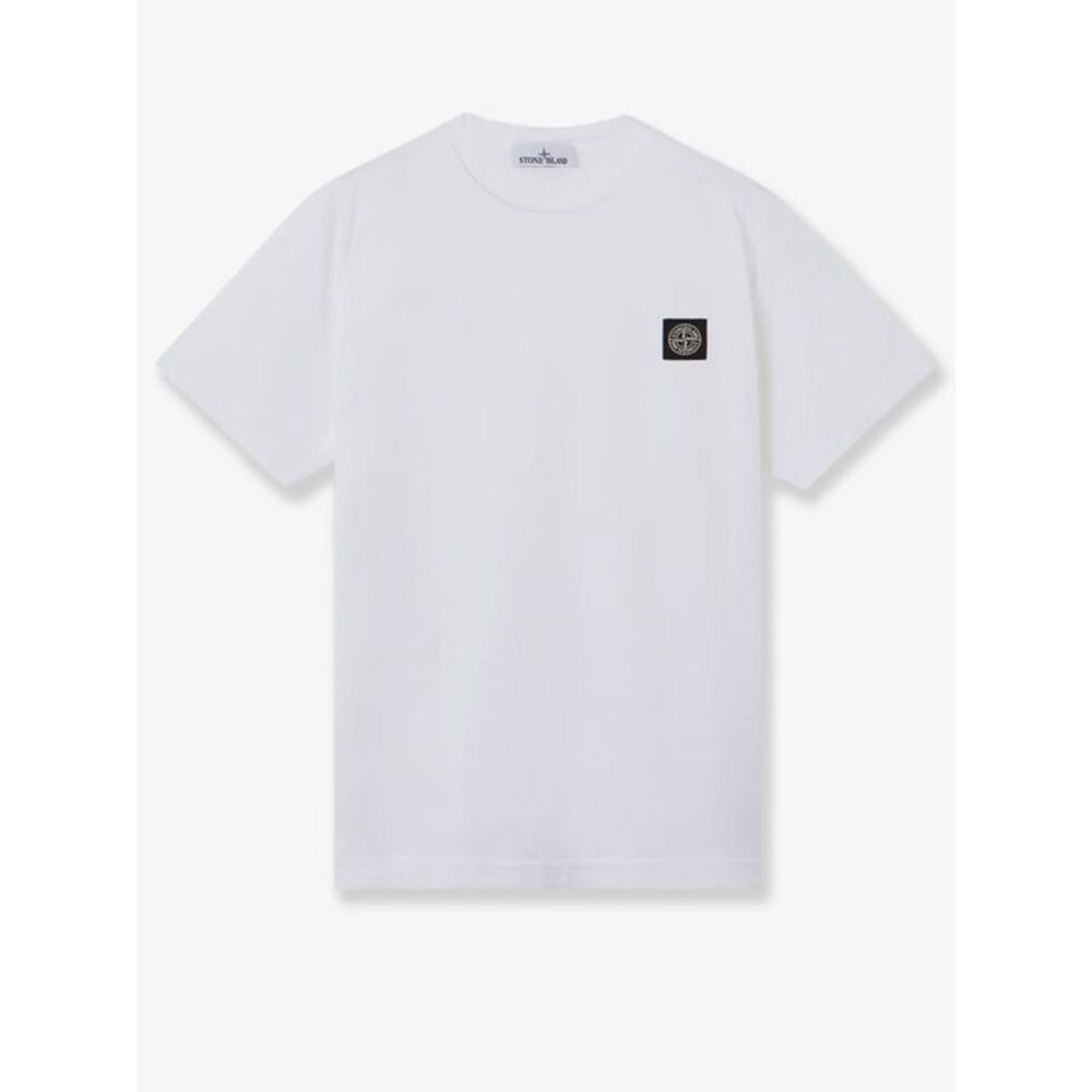 Stone Island Men Organic Cotton T-Shirt